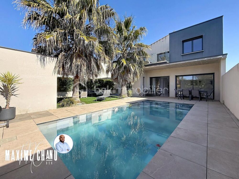 Maison contemporaine de 160 m2 avec piscine