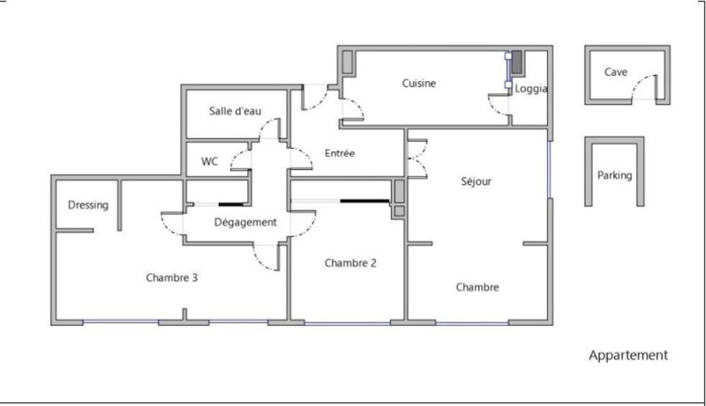 Appartement 5 pièces 83 m² · à Neuilly sur Marne · 83 m² · 200 000 €