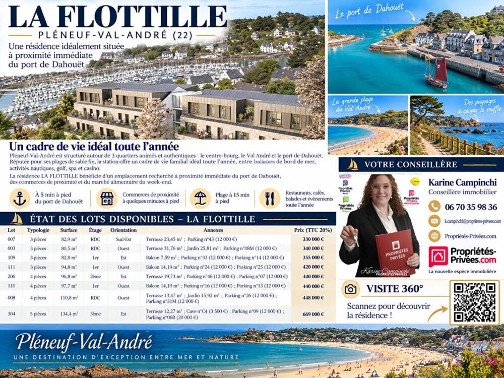 T3 LA FLOTTILLE PLÉNEUF VAL ANDRÉ