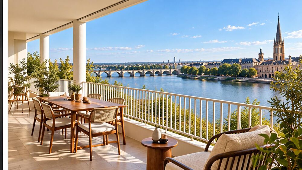 Vente Appartement BORDEAUX BASTIDE – T4 AVEC VUE SUR BORDEAUX – 2 PARKINGS - PROCHE STALINGRAD Bordeaux