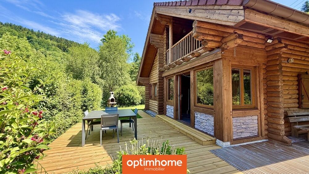 Vente Chalet EXCLUSIVITÉ – Chalet fuste (rondins) meublé – 46 m² – Terrain 1 500 m² – Basse-sur-le-Rupt – Hautes-Vosges Basse sur le rupt