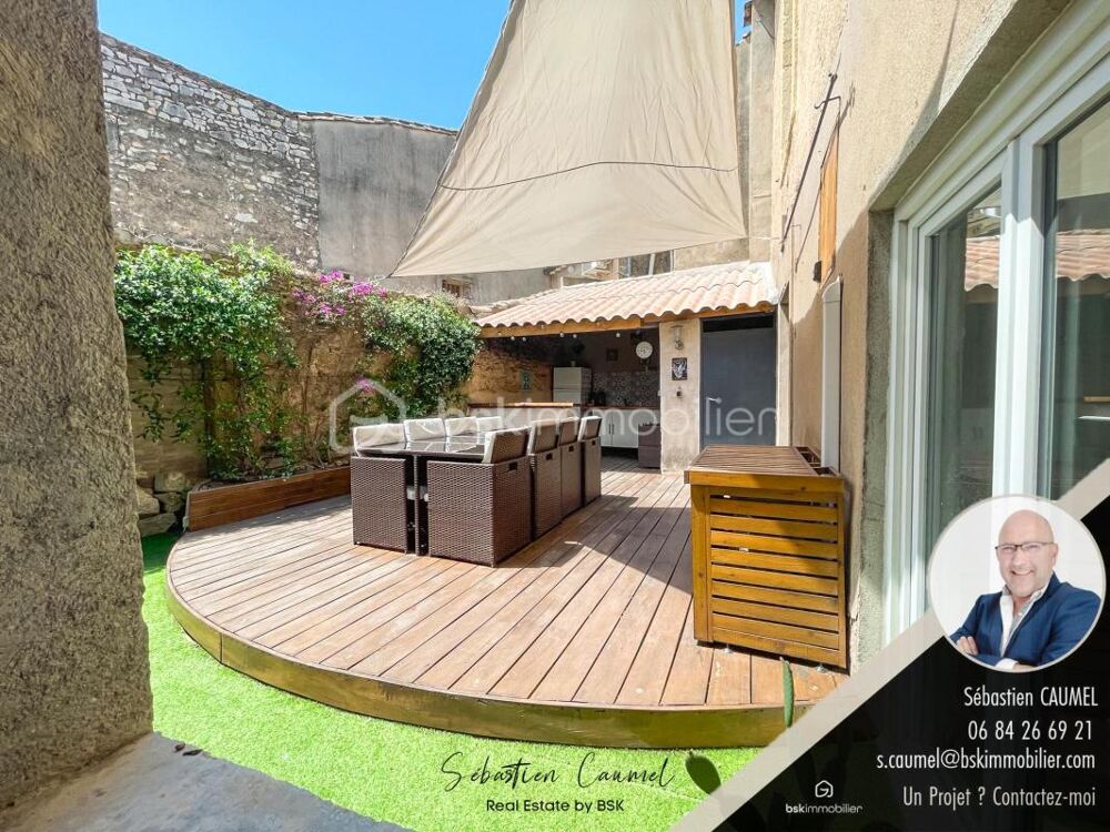 Vente Appartement Plain-pied absolu - Esprit maison vigneronne - 114 m² + cour privée 43 m² - DPE B Cournonterral