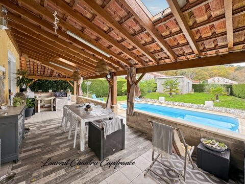   Maison familiale avec piscine et grande terrasse couverte - MARSAC SUR L'ISLE (24) Maison - 4 pi�ce(s) - 100 m�