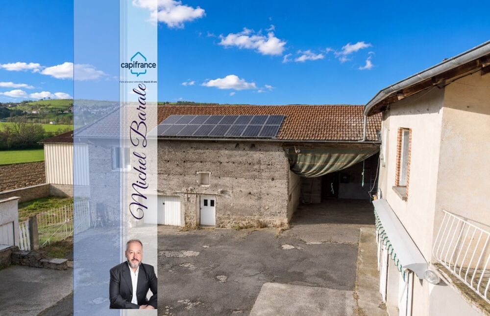 Dpt Rhône (69), à vendre AVEIZE, Ferme, 4 chambres et nombreuses dépendances