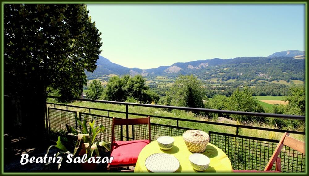 A Seyne-les-Alpes appartement T2, 31 m² avec terrasse, jardin et grand atelier dans un environnement très calme