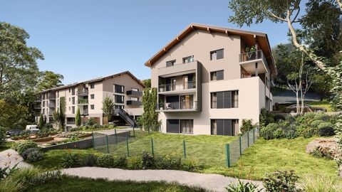 Dpt Haute Savoie (74), à vendre FILLIERE appartement T3 RDJ terrasse- jardin de 124 m² Cave 350000 Villaz (74370)