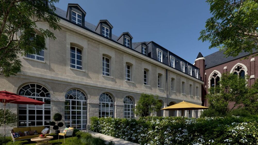 Studio neuf après réhabilitation à vendre ROUEN rive droite, surface habitable 29,75 m2 + jardin 9,85 m2