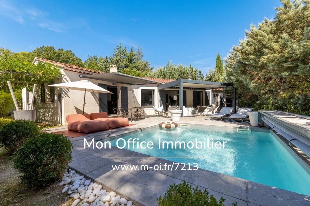 Référence : 7213-YAN. - Maison contemporaine de plein pied -4 pièces- jardin-piscine