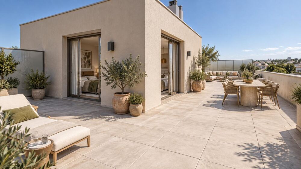 Vente Appartement BORDEAUX PARC BORDELAIS – T4 DE 125 M² AVEC 121 M² DE TERRASSES – VUE DÉGAGÉE Bordeaux