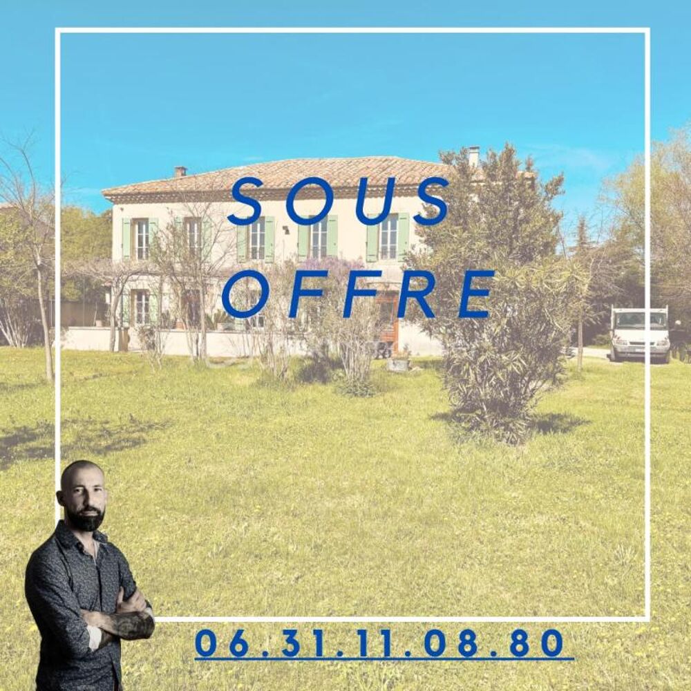 ENSEMBLE IMMOBILIER, Maison de maitre + maison de gardien + grange sur terrain constructible