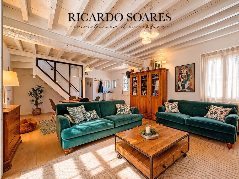 Vente Maison VEMARS 95470 - MAISON DE CARACTÈRE 115m2 AU SOL / 3 CHAMBRES / GARAGE 50m2 / MAGNIFIQUE JARDIN / CAVE Vemars
