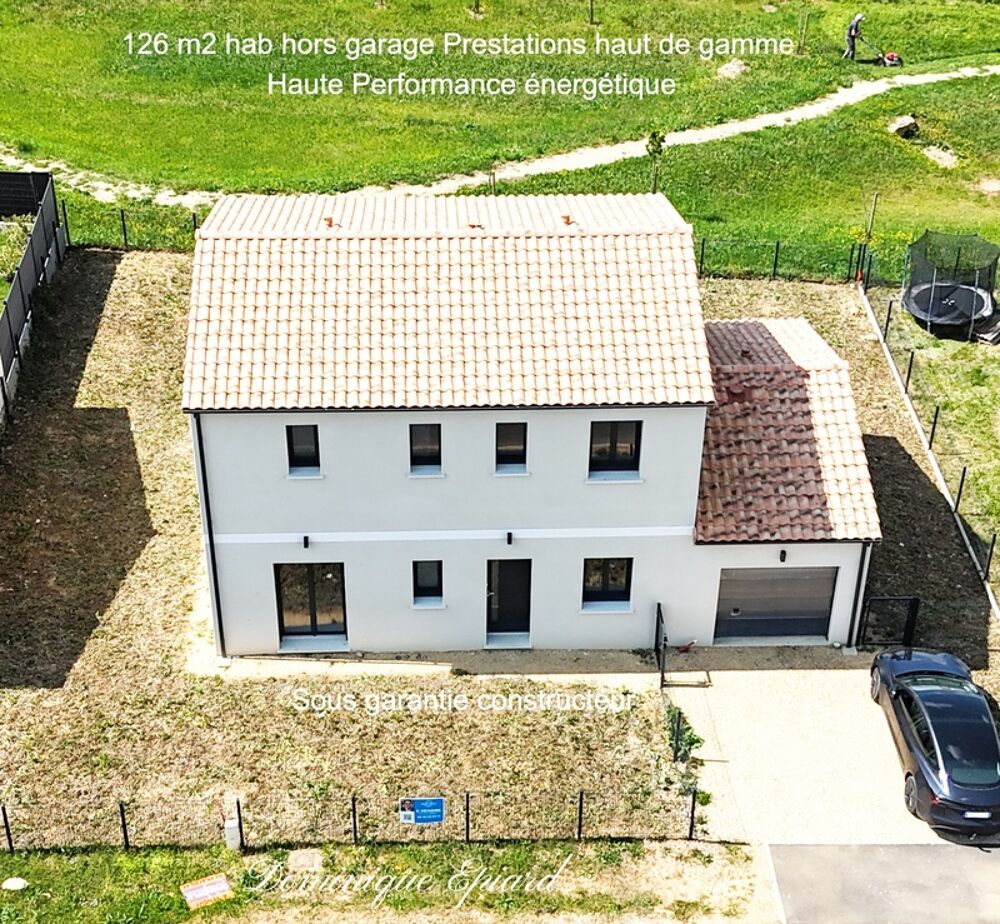 Maison 126 m² sous garantie à Nouaillé-Maupertuis  DPE A, prestations haut de gamme, proche Poitiers CHU