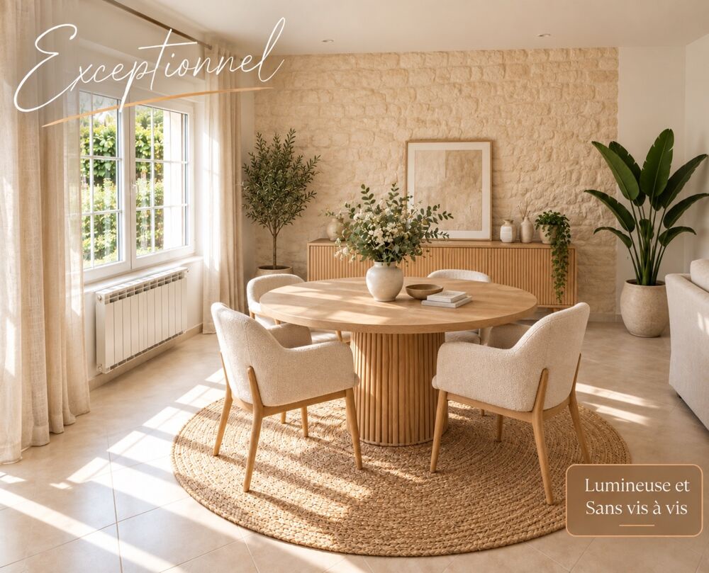 Jolie Maison avec Belle Cour Ombragée