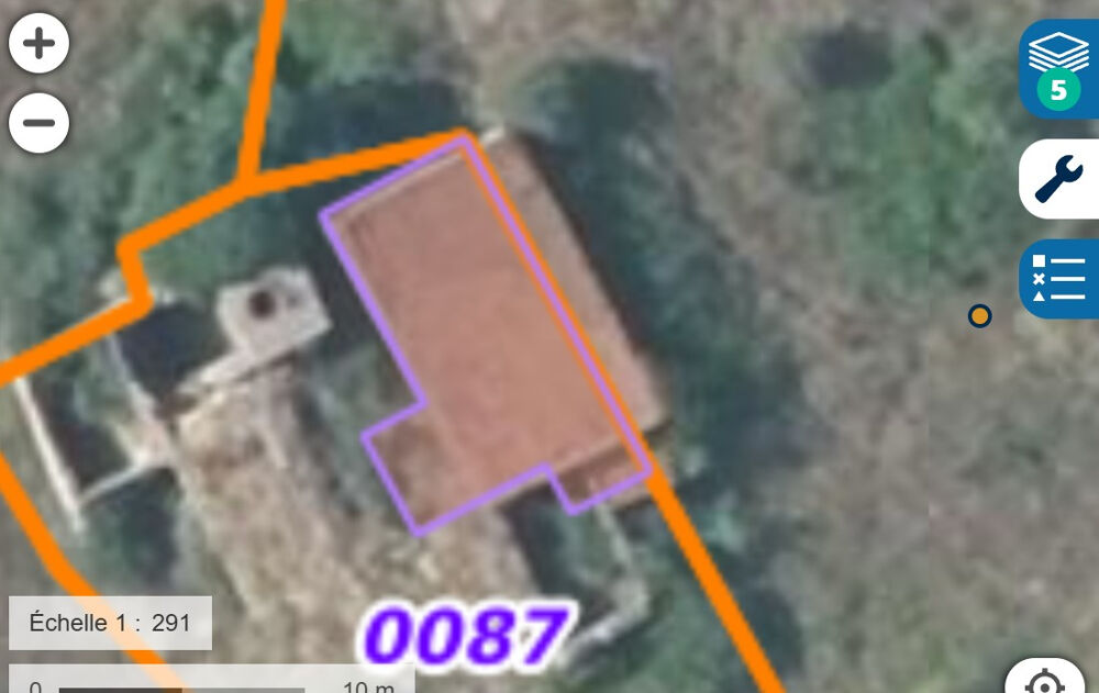 Vente Terrain 4,5 hectares de terre agricole avec  Grange de 95m2 à REHABILITER sur le terrain Caux