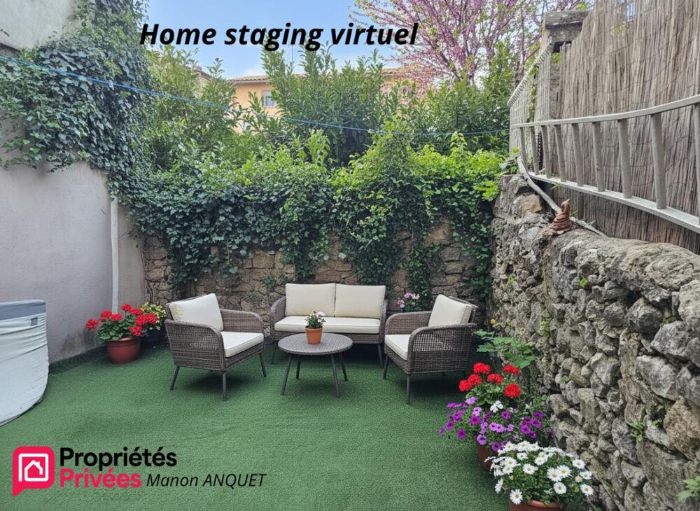 Appartement T1 avec jardin privatif et cave à La Roquebrussanne