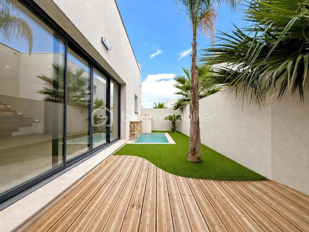 Vente Villa SÉRIGNAN – VILLA NEUVE T4 DE 105 m² – PISCINE – GARAGE – À 800 M DE LA PLAGE Serignan