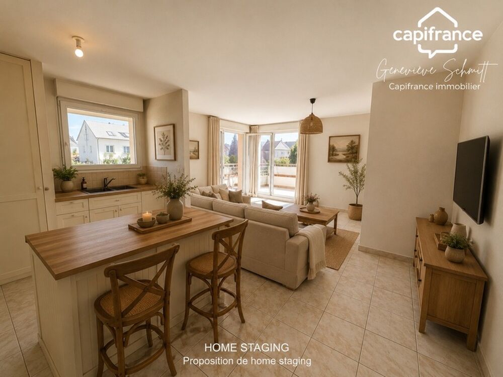 Appartement à vendre 3 pièces Quartier des Maraichers COLMAR (68) PERLE RARE