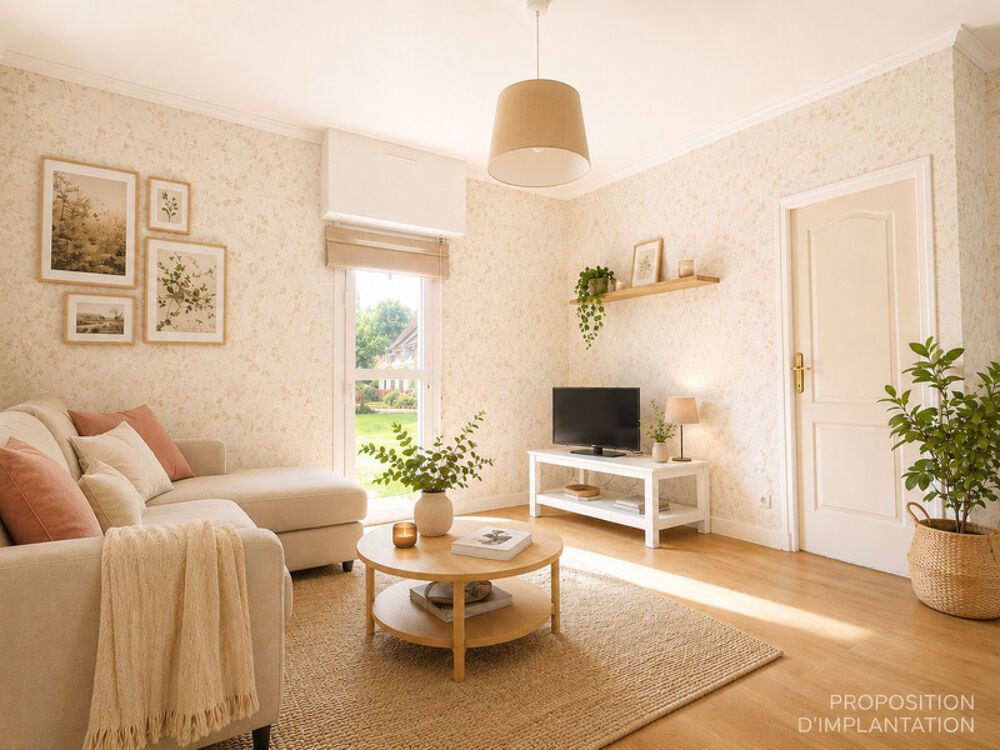 Hauteurs de Honfleur - Maison de plain pied en résidence - 53.80 m2 - 1 chambre - Terrasse - Jardin 100 m2 - parking privé et ca