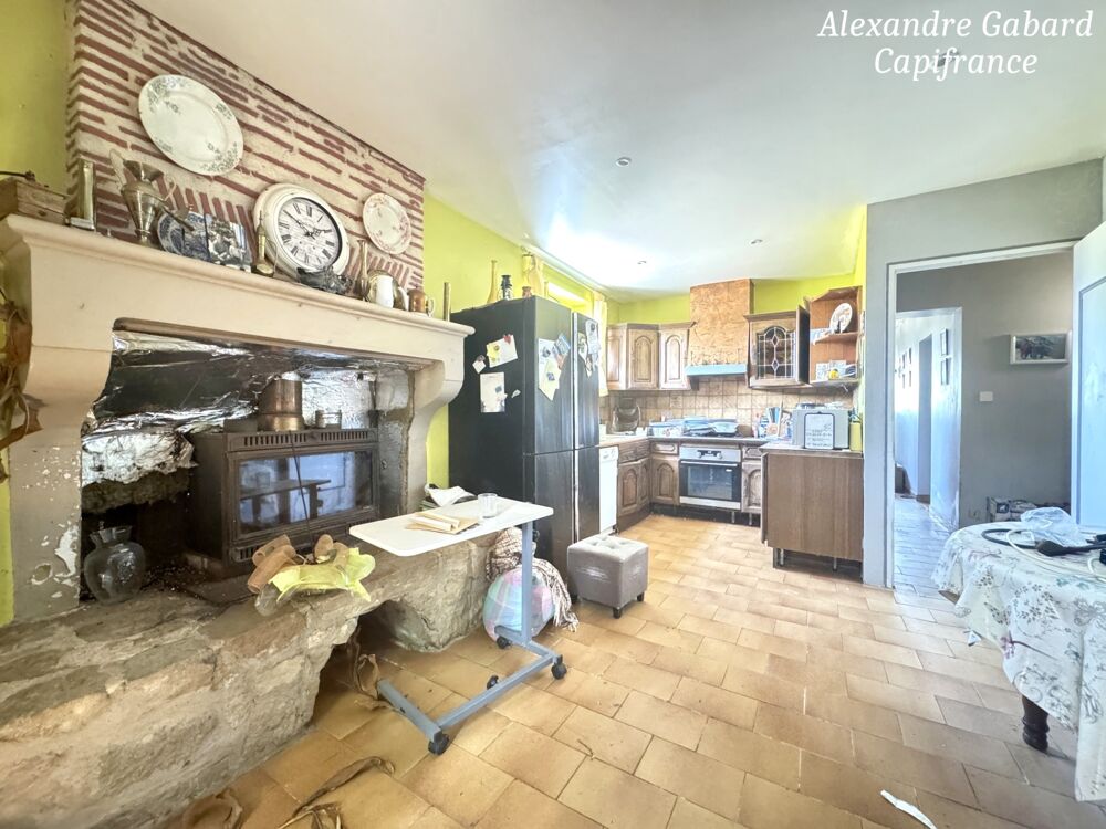 Sud Réolais - Maison avec travaux - 5 chambres - Garage - Jardin 5 000 m² - Séchoir