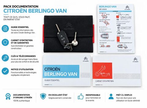 Berlingo 1&deg; Main / 1.5l B HDI 75cv Version Club CLIM/T&eacute;l/R&eacute;gul/Limit 2020 occasion 60430 Abbecourt