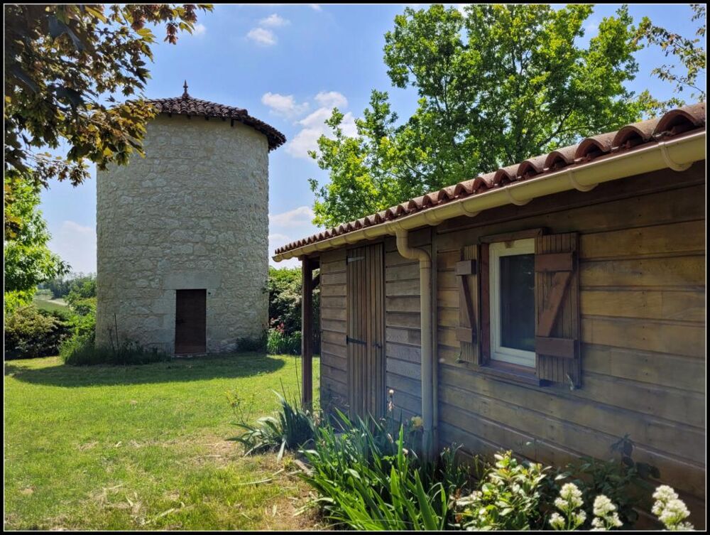 Vente Maison Plain-pied, jardin arboré, garage, vue, charme, proximité village La romieu