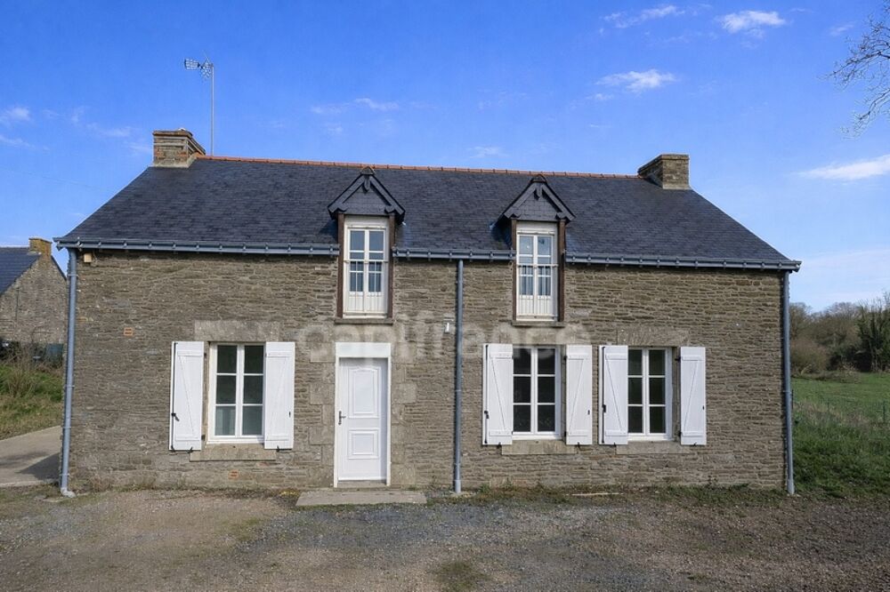 Maison en pierre rénovée  Vue campagne  Ruffiac (56)