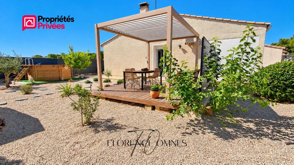 EXCLUSIVITE à LAURE-MINERVOIS - Maison plain pied 81m2, 2 chambres, jardin, piscine