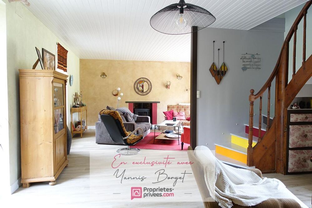 Vente Maison Maison de caractère 181 m², studio annexe, garage, jardin arboré Chauche