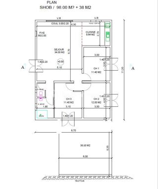  Maison à vendre 4 pièces 83 m²