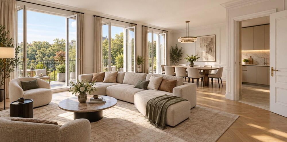Vente Appartement SUPERBE 5 PIÈCES AU 4E ÉTAGE – GARE DE PUTEAUX À 6 MIN À PIED – TERRASSE D'ENVIRON 28 M² Puteaux