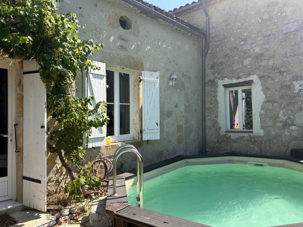 Vente Maison Charmante maison en pierre, jardin, piscine Ligardes