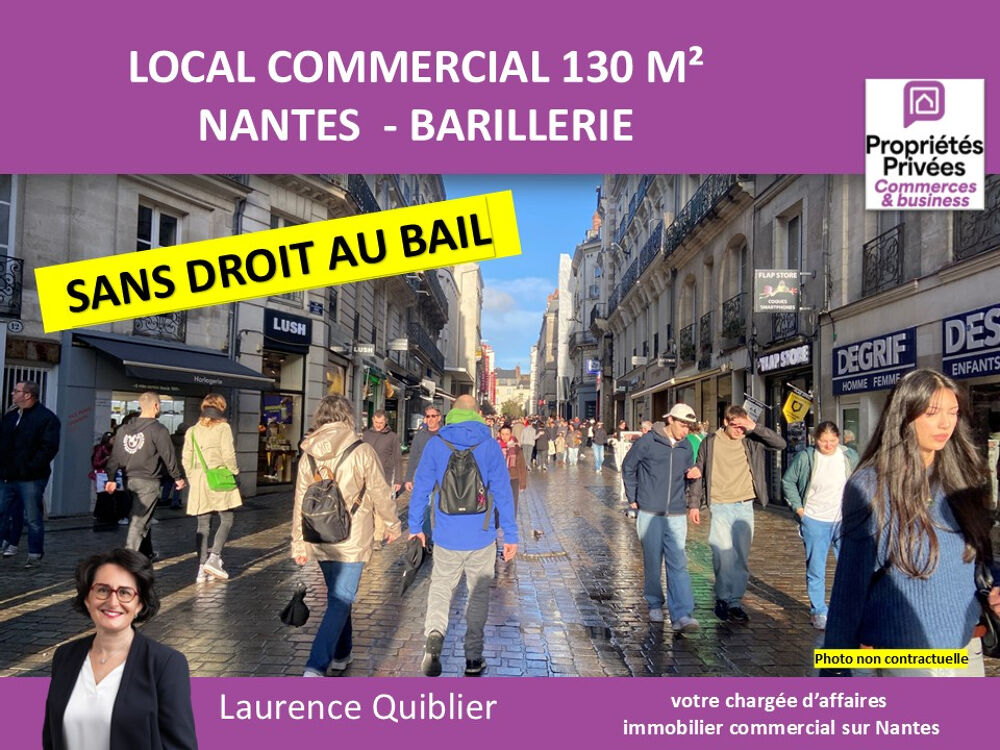   44000 NANTES  LOCAL COMMERCIAL130 m² A LOUER ? QUARTIER DECRE 