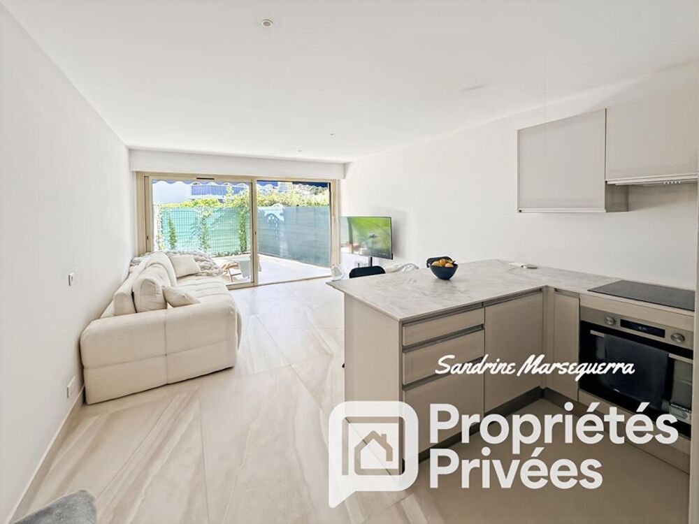 Vente Appartement LE GRAND LARGE 2P traversant rez-de-jardin  2 terrasses Cagnes sur mer