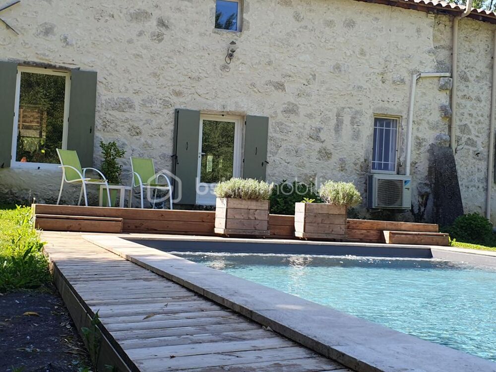 MAISON EN PIERRE + GITE - ETANG- 2 PISCINES- PARCELLE 8745 m² -ST PIERRE DE CLAIRAC