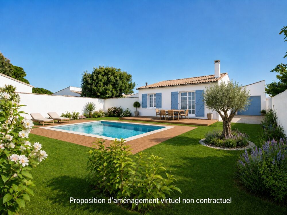 Maison à vendre 3 pièces, opportunité rare à Sainte-Marie-de-Ré, La Noue : maison à fort potentiel, idéalement située au calme,