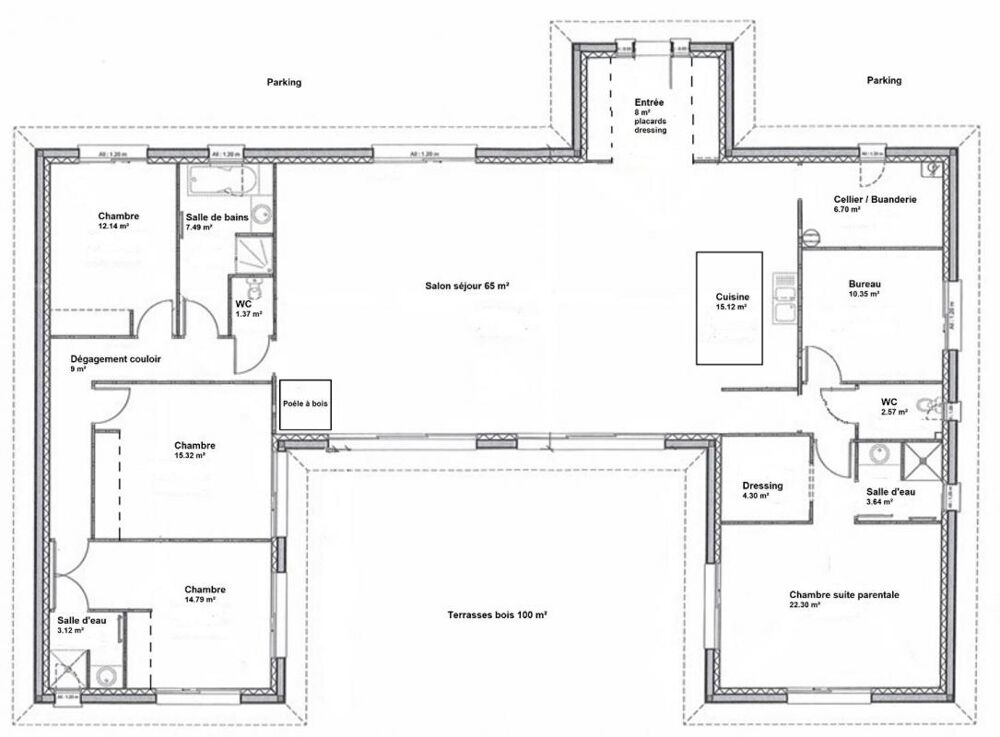 � vendre  Maison Montussan (33450)