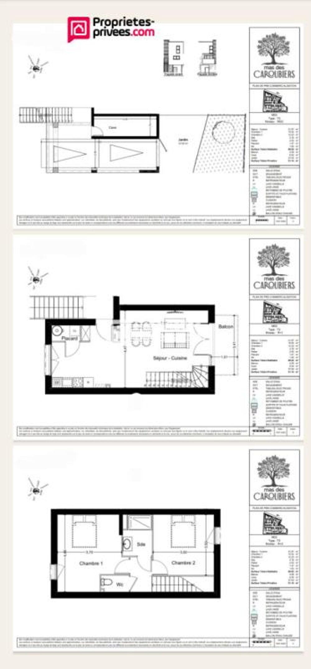 Vente Maison Maison Perpignan 3 pièces de 70 m2 avec jardin Perpignan