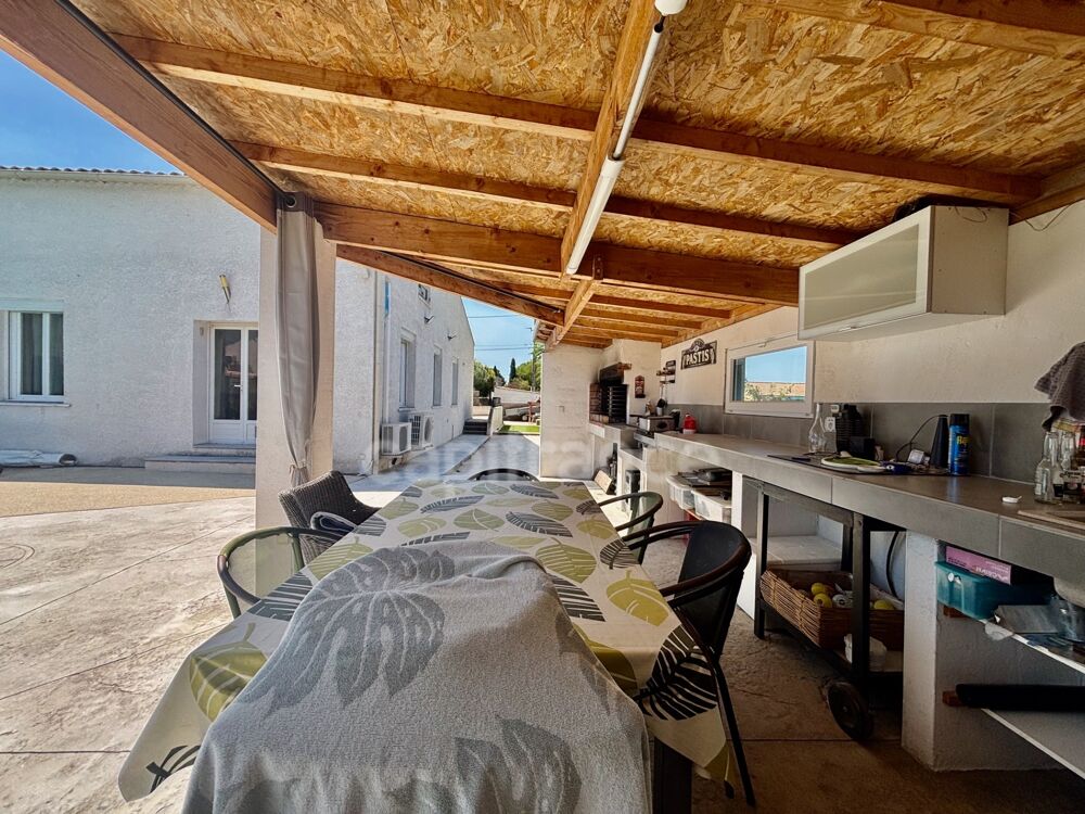 POUSSAN(34), À VENDRE MAISON RÉNOVÉE P4, SURFACE TOTALE 168 m2, TERRAIN 552 m2, GARAGE, PISCINE, SECTEUR CALME