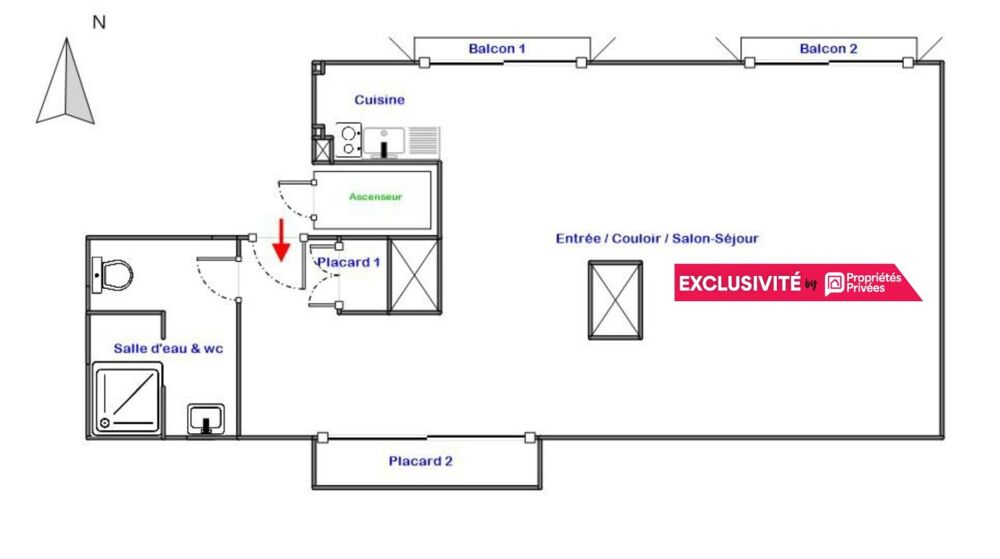 Marseille (13001) - BOURSE - VIEUX PORT - Exclusivité - VIAGER OCCUPE - STUDIO ETAGE ELEVE et VUE IMPRENABLE