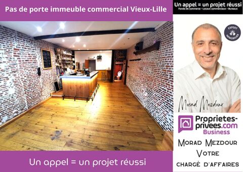 VIEUX-LILLE - BAIL ,IMMEUBLE COMMERCIAL  140 m&sup2; 3500 59000 Lille