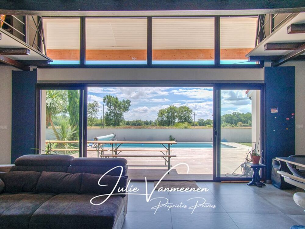 Vente Maison Plaisance-du-Touch 31880 - Maison contemporaine 210 m2 + T2 ind�pendant - Piscine - Garage 48 m2 Plaisance du touch