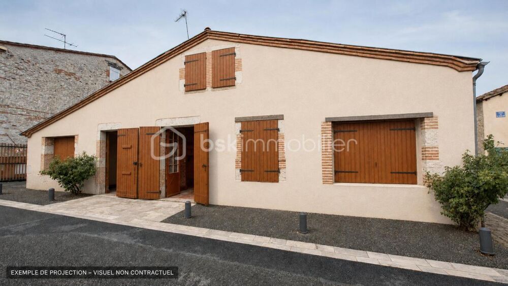 Vente Maison CAUDECOSTE – Maison de bourg T4 à rénover avec garage et patio Caudecoste