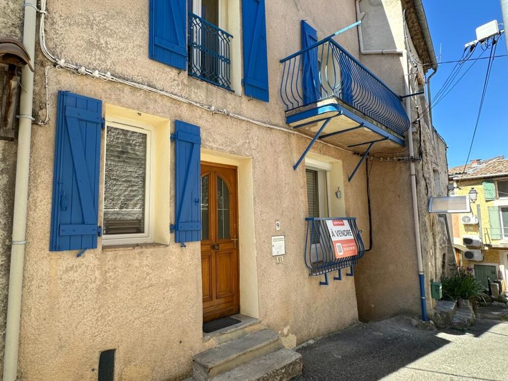 Vente Maison Vinon-sur-Verdon centre ancien, Maison de village en pierre – 123 m², 4 chambres – cour privative et garage indépendant juste en Vinon sur verdon