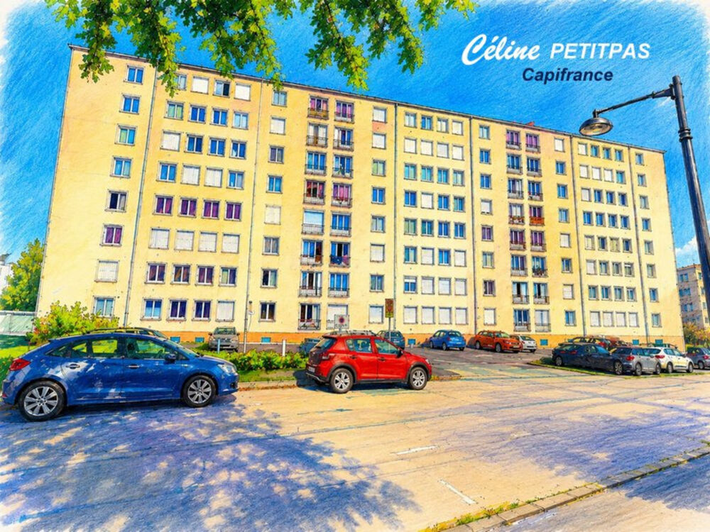 Appartement 4 pièces avec cave et parking 4 pièces  68m² surface Carrez  centre nord de Rennes  quartier Sévigné