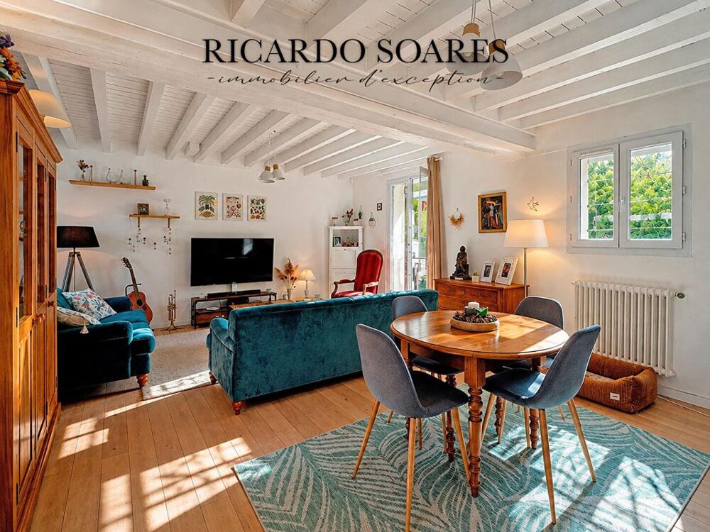VEMARS 95470 - MAISON DE CARACTÈRE 115m2 AU SOL / 3 CHAMBRES / GARAGE 50m2 / MAGNIFIQUE JARDIN / CAVE