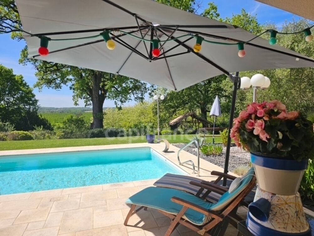 Vente Maison Villa de plain pied - 4 chambres - piscine - terrain de pétanque - garage - cadre naturel privilégié Sainte marthe