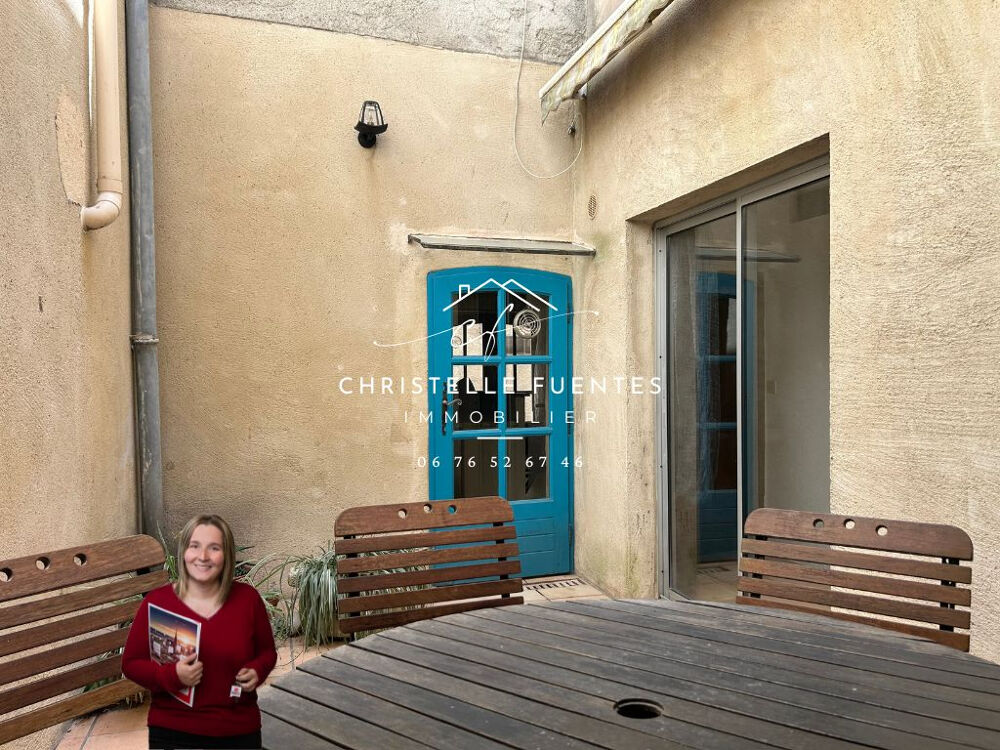 HERAULT - LOUPIAN (34140) - APT RDC T2 38M2 AVEC COUR INTERIEUR 11M2