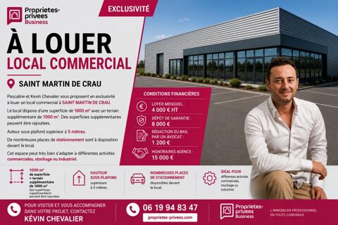 Local / hangar insdustriel Saint Martin De Crau 4000 13310 Saint martin de crau