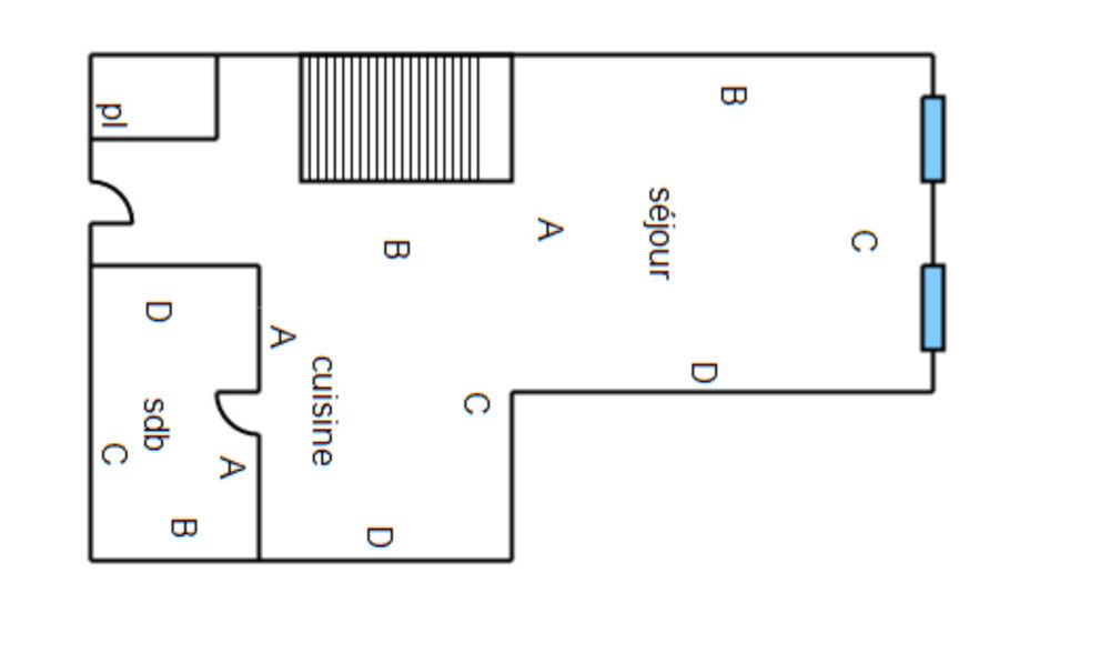 Vente Duplex/Triplex Appartement 3 pièces / 66 m² / 118 800 EUR / SEYNE Seyne