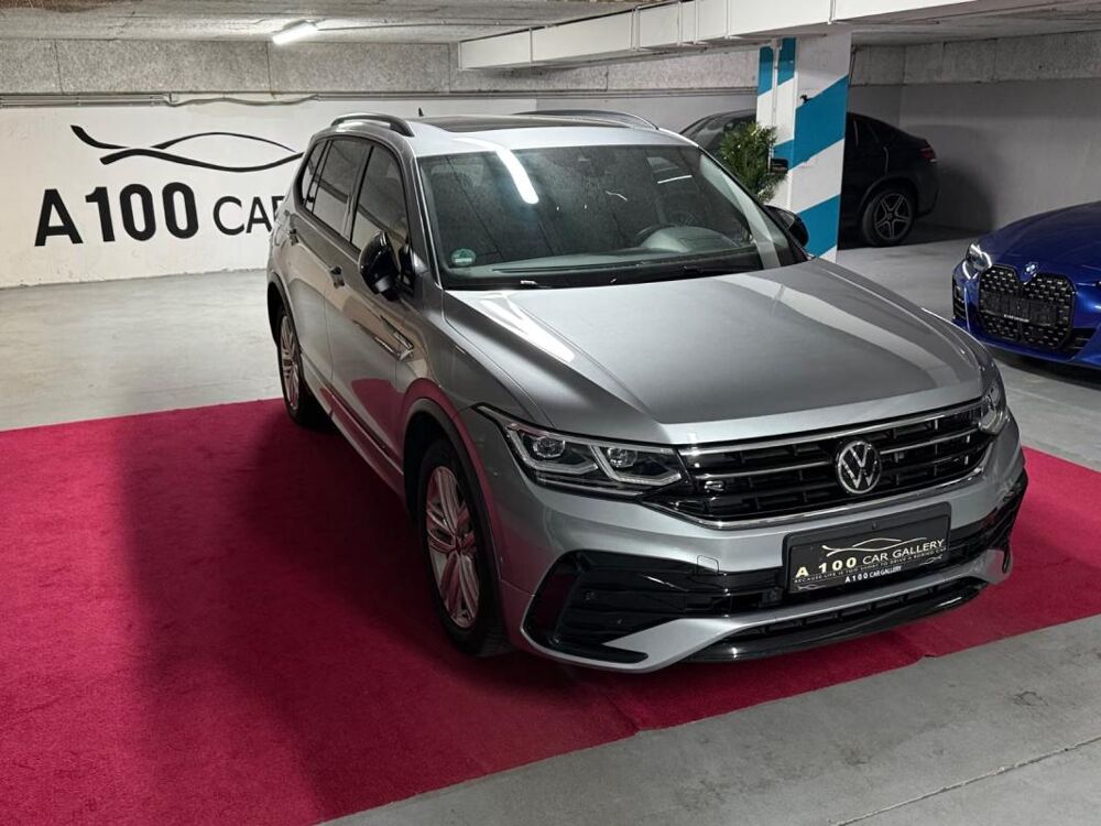 Tiguan Allspace R-Line 4Motion – Vollausstattung 2022 occasion 33000 Bordeaux